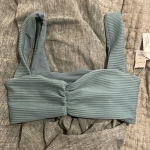 L*Space Marlee Bardot Bikini Set Glass Teal